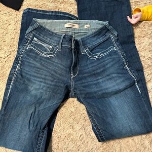 Ariat Women's Dark Blue Boot Cut Jeans